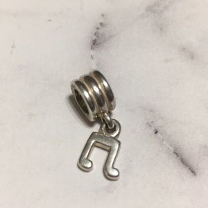 Music note pandora charm
